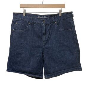 Eddie Bauer Boyfriend Fit Jean Shorts sz 14